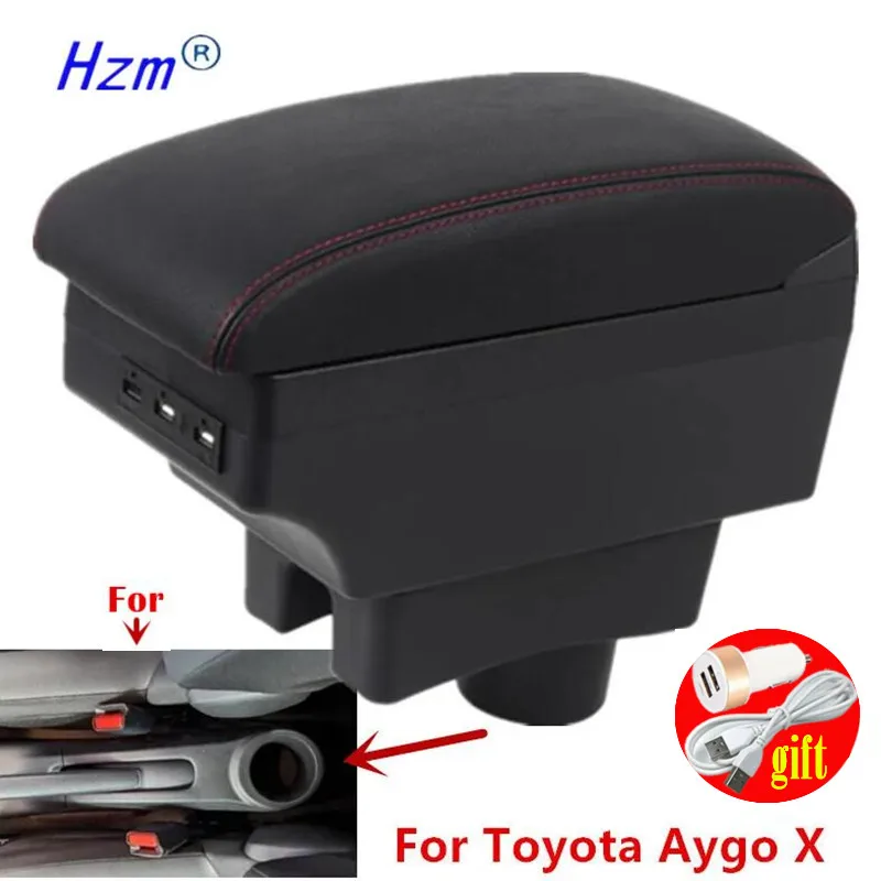 Für Toyota Aygo X Armlehne box Für Toyota Aygo X auto armlehne box Lagerung box Innen Gewidmet Retrofit teile Auto Zubehör