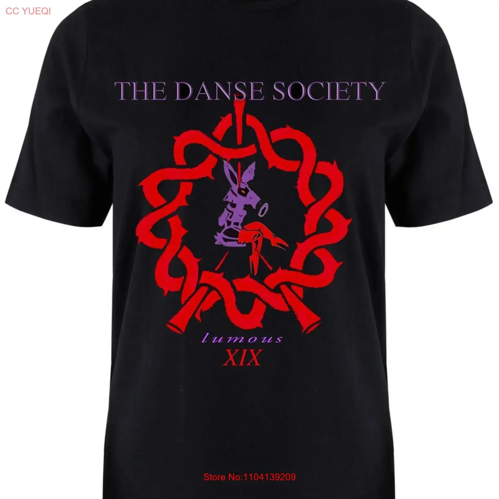 The Danse Society Lumous XIX T shirt Cotton S To 5XL CB1211 vintage Washed graphic streetwear Stylish Unisex Stretched Slightly