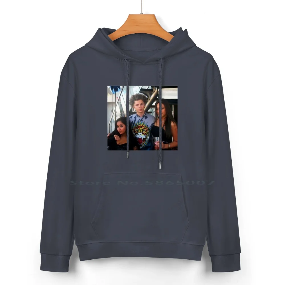 Michael Cera , Jersery Shore-Meme Pure Cotton Hoodie Sweater 24 Colors Michael Cera Shore Gym Tan Laundry Dank Cringe 4chan