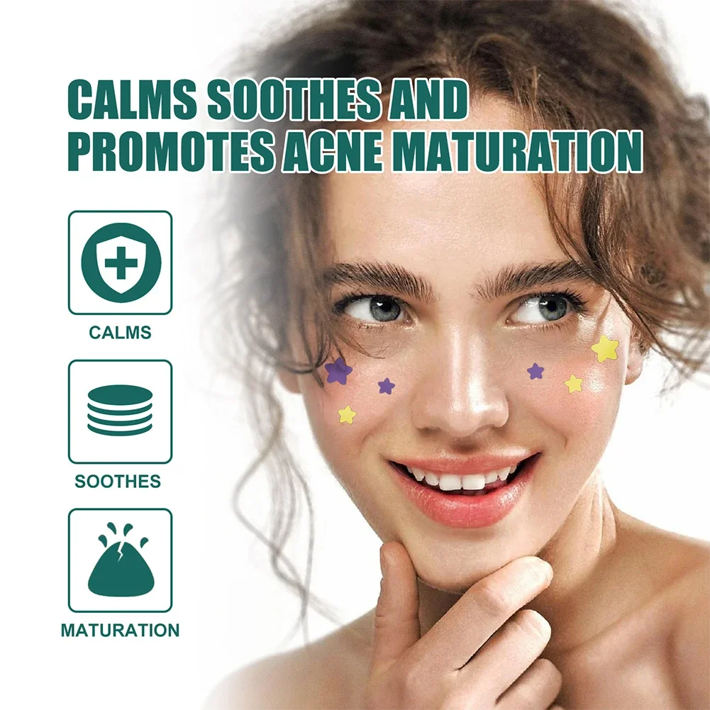 112pcs Star Acne Patch Face Care Repair Pimple Acne Spots Pimple Marks Invisible Cover Acne Pimple Repair Patch Facial Skin Care