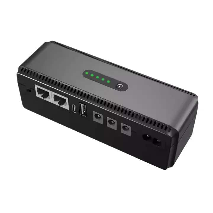 

New 36W 10400mah Mini UPS LiFePO4 Battery Online DC Backup Power UPS for CCTV Camera Modem WiFi Router
