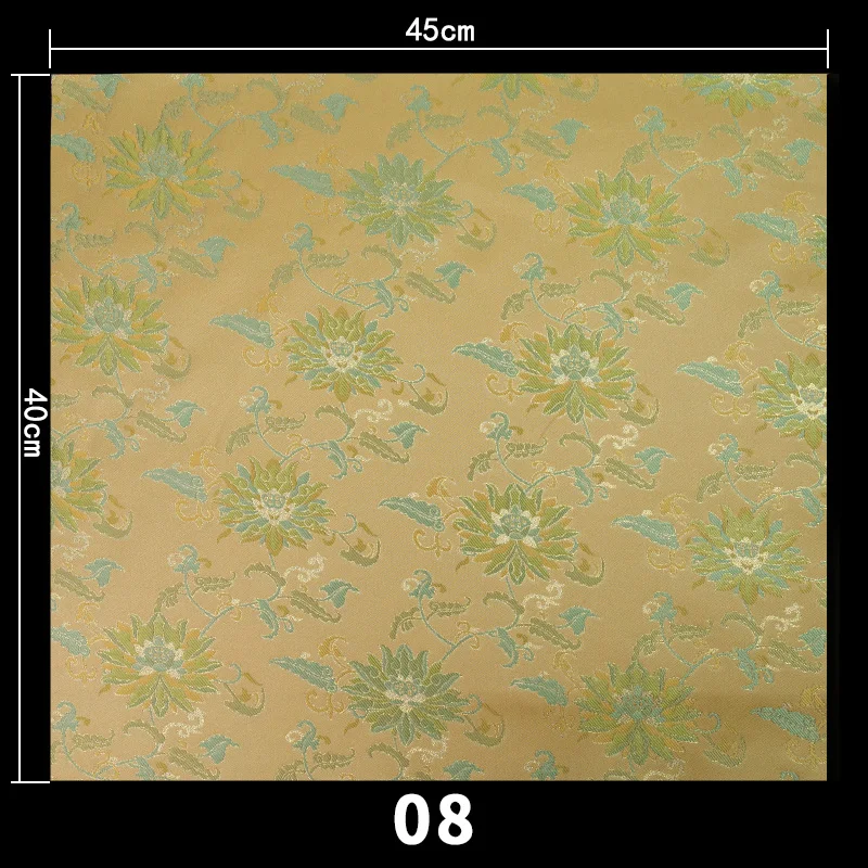 1pc 45x40cm Imitation Song Dynasty Brocade Fabric Head Chinese Style Jacquard Brocade Cloth Sachet Wormwood Hammer DIY Material