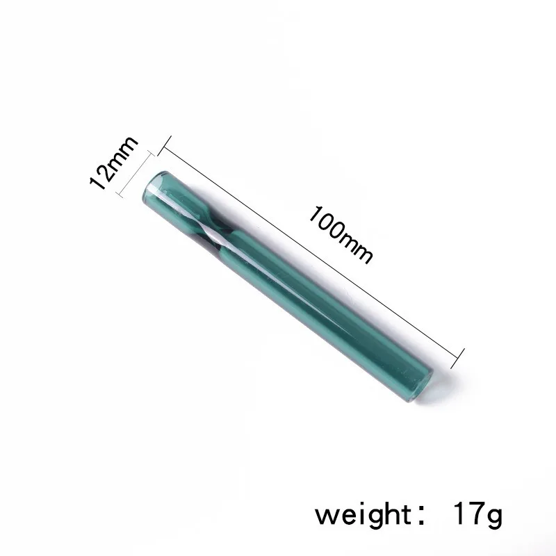 Glass Straw Multi-color Clear Drinking Straw, Reusable Glass Tube with Protective Sleeve