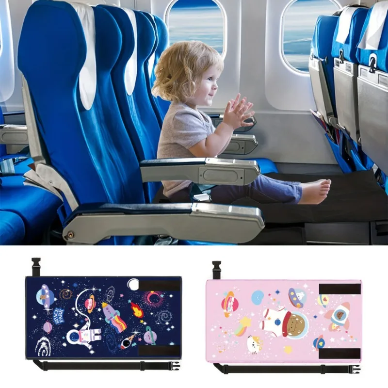 

Детская подставка для ног в самолете, портативная подушка, поддержка комфортного сна, во время полета, простая установка на удлинитель сиденья самолета