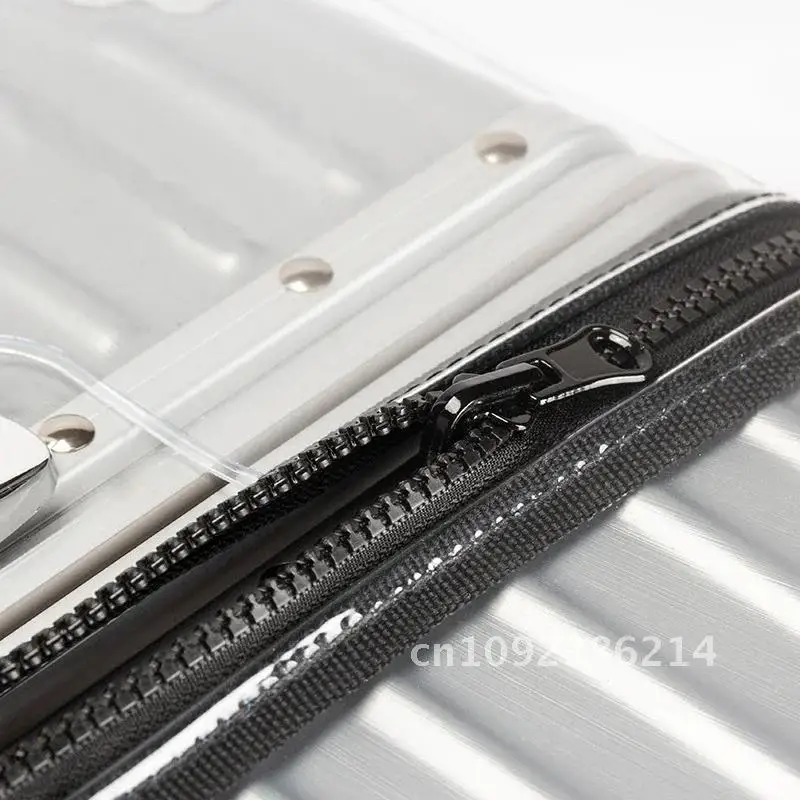Universal Clear Cover with Zipper Suitcase Protector Accessories Cover 2224262830 Thickness PVC Travel Usual Luggage