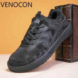 VENOCON Minimalist Wide ToeBox Feet Barefoot Thermal Fur Lining Winter Boots Shoes Men Women Sneakers Footwear Boots For Man