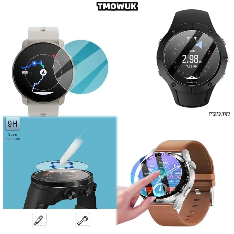 For Suunto 5 7 9 Peak Pro Race S 45mm 49mm OCEAN Traverse Alpha, Enhanced 9H Tempered Glass Screen Film