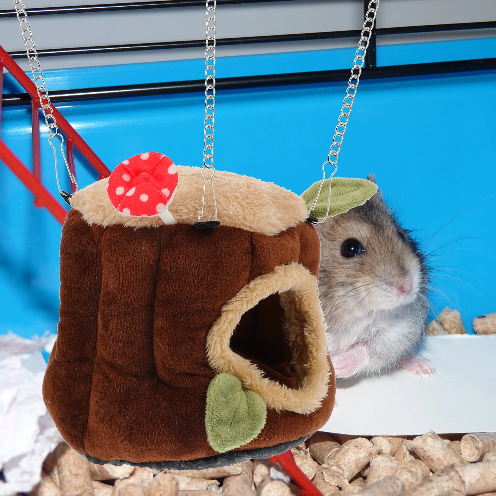 

Cloth Hamster Warm Nest for Small Animals Winter Bed Cave Hideout Pet Supplies Comfortable Sleeping Environment