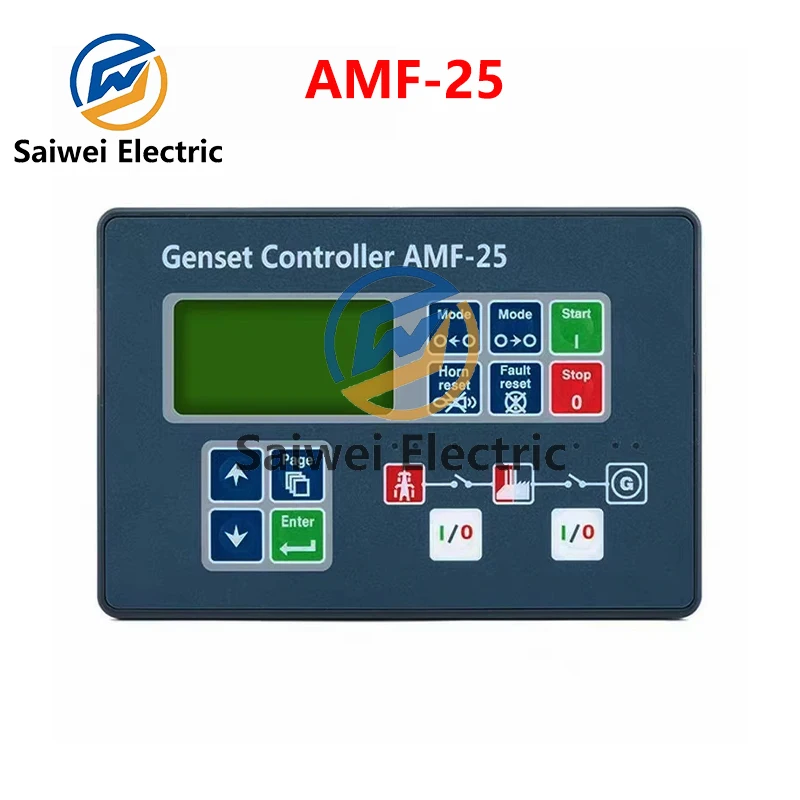 AMF20 AMF25 ATS Diesel Generator Set Controller Compatible With Original AMF-20 AMF-25