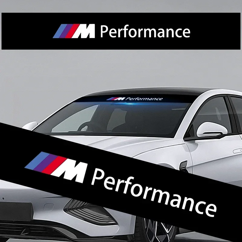 1pcs Car Front and Rear Windshield Reflective Stickers Car Styling For BMW E30 E34 E36 E39 E46 E53 E60 E70 E71 E85 E87 E90 E91