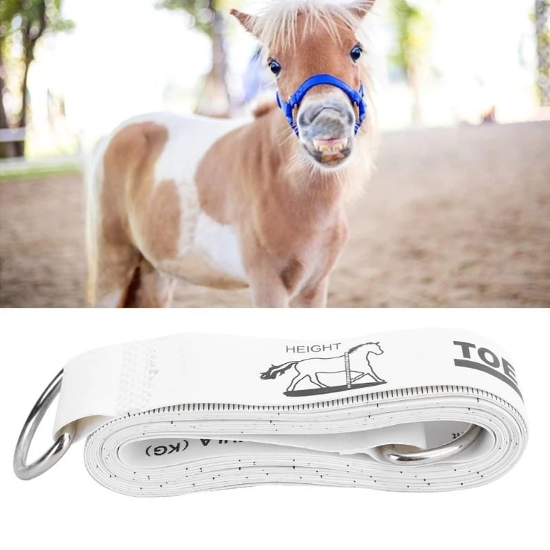Measure Horse & Pony Height & Weight Tape 2.5 M/ 98 In Easy Measure Animal Measure Tape Flexible M4YD