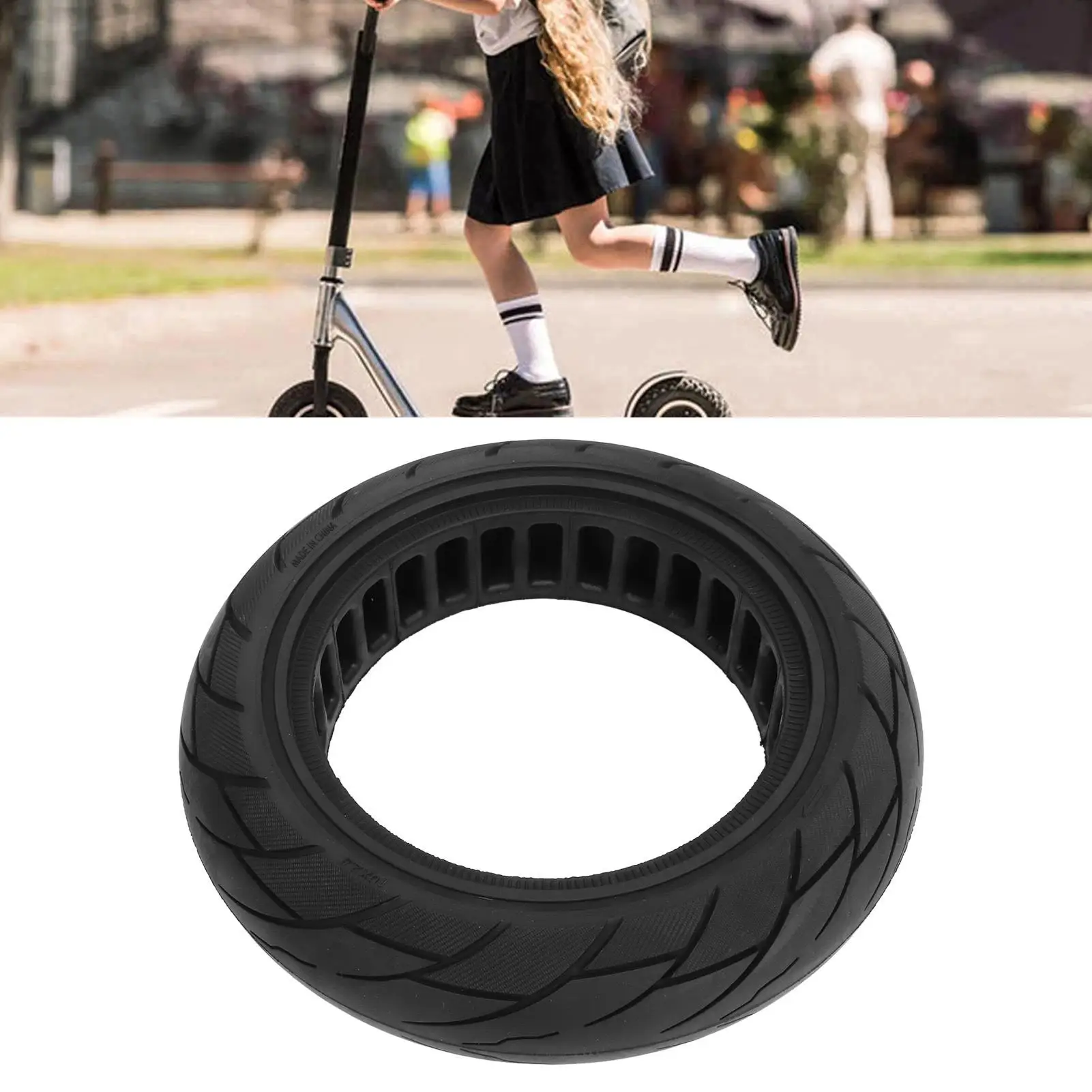 10 x 2.5in Off-Road Electric Scooter Tire - Durable, Pressure-Resistant for g30 , Easy to Use