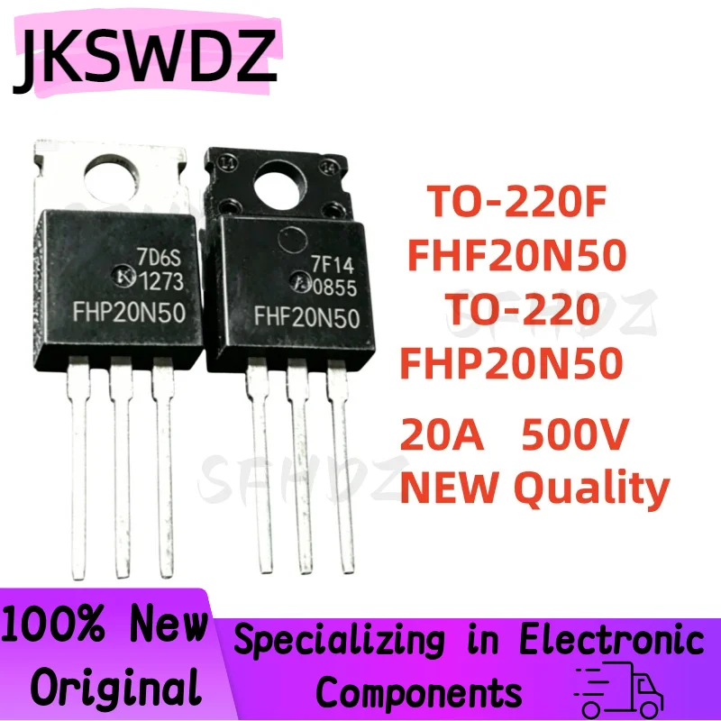 

10PCS 100% Brand New High Quality FHF20N50 TO-220F FHP20N50 TO-220 MOSFET 20A 500V 20N50 MOS Field-Effect Transistor
