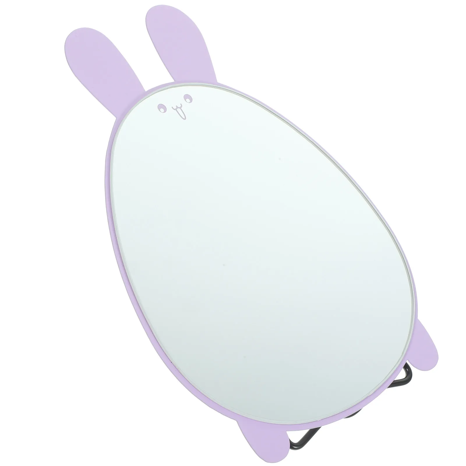 Fashionable Lightweight Cartoon Vanity Mirror Hd Reflective Surface Desktop Makeup Mirror for Bedroom Dorm Living Room Office
