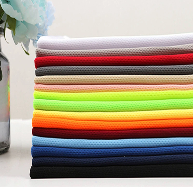 Knitted Mesh Fabric By The Per Meter for T-shirts Basketball Clothes Sportswear sewing Breathable Cloth Diy Quick-dry Textile