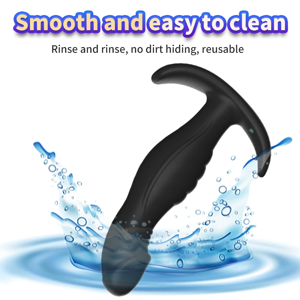 Anal Plug Silicone Butt Plug Realistic Glans Design Textured Prostate Massager Anal Trainer Kit Soft Safe for Beginner Men Women - Image 4