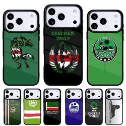 Funda móvil con bandera del Lobo Checheno para iPhone
