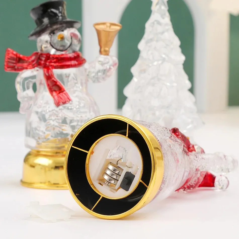 Weihnachtsdekoration Schneemann Nachtlicht LED Kinder Geschenk für Schlafzimmer Garten Party Dekoration Party Home Office Atmosphäre Licht