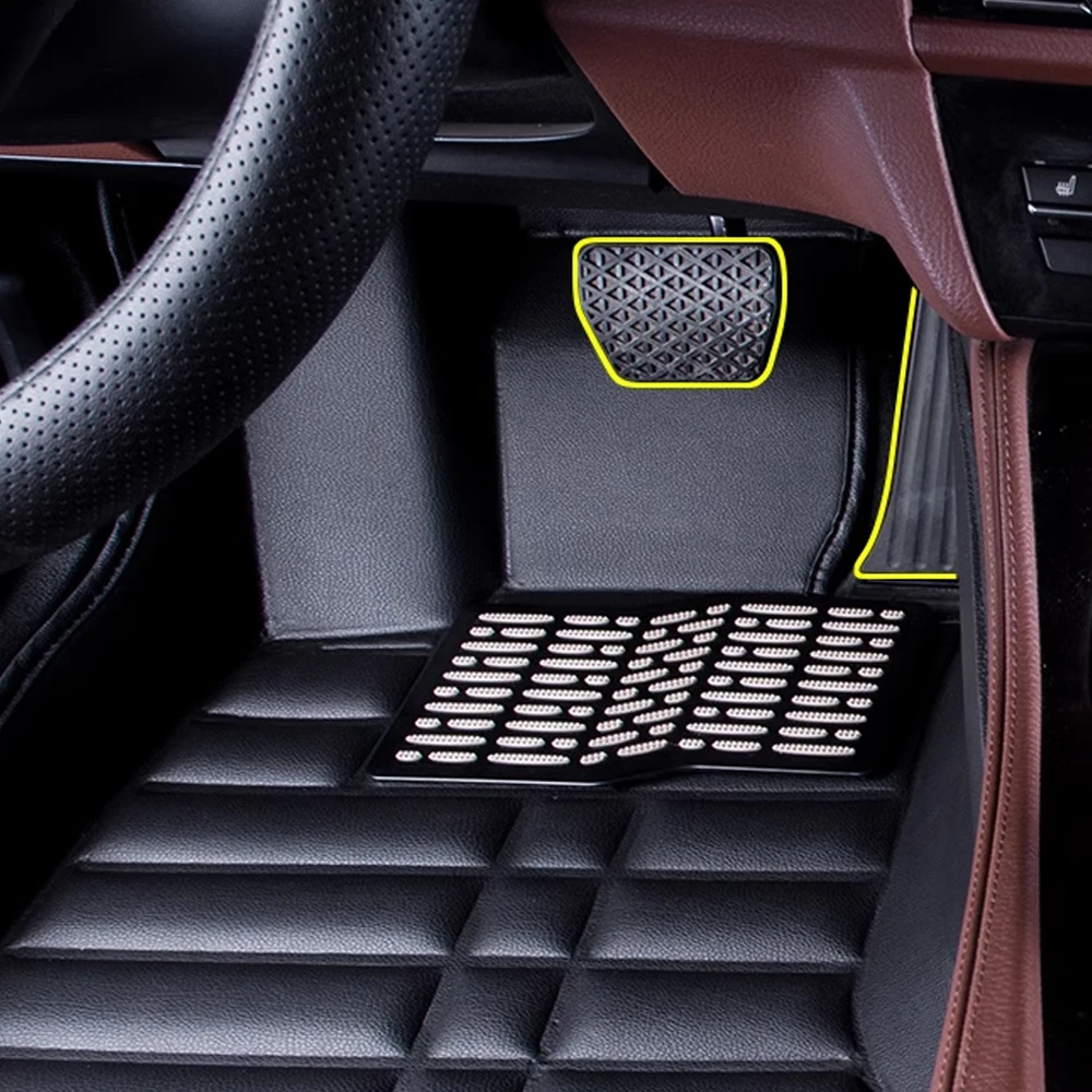 Car Floor Mat for Ford Focus C519 MK4 ST-Line 2019~2025 Leather Foot Inner Liner Waterproof Carpet Pad Custom Rug Accessories