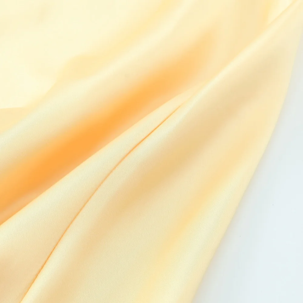 여성용 드레스 백리스 매듭 텍스처 홀터넥 솔리드 컬러 기품 여름 신상 드레스