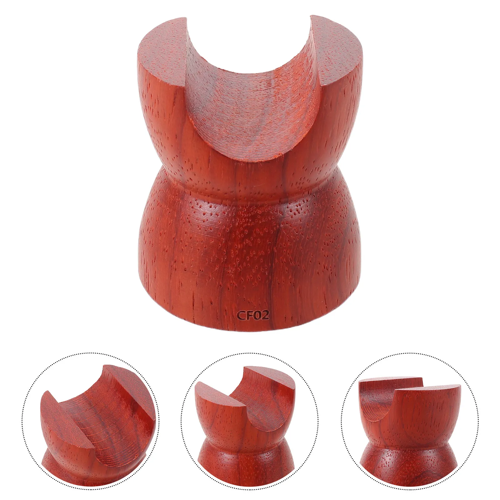 

Деревянная подставка для аудиокабелей из палисандра, изолированный держатель для акустических кабелей, стабилизатор для аудиокабелей и силовых проводов, повышает безопасность, 7x5x4