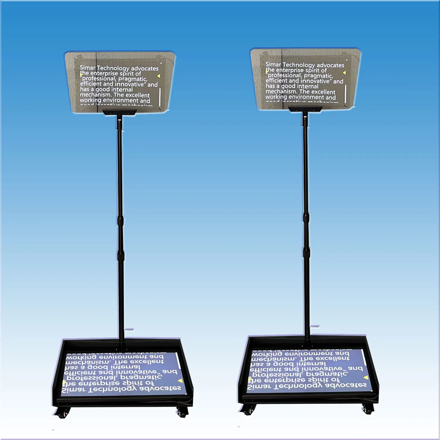 Simar 22 Inch  Presidential  Stage Speech  Conference  Lecture Prompter Teleprompter for  Church ,School/Podium Speaker