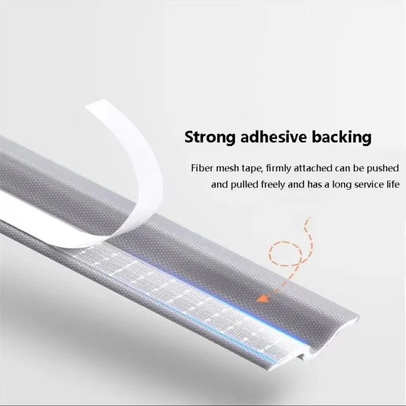 20M Sliding Door/Window Sealing Strip Plastic Steel Window Aluminum Alloy Windshield Window Self Adhesive PU Foam Weather Strip