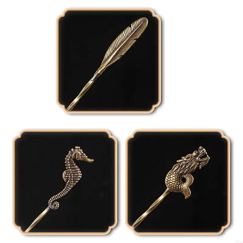 W91B Cigar Pass Needle Retro Brass Portable Dredable Tool Tool Tool Gadget Tool