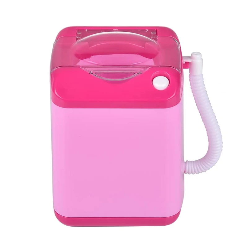 Mini Electric Makeup Brush Cleaner Dryer Cosmetic Sponge Washing Machine for Make Up Brushes Powder Puff Washer D0UE