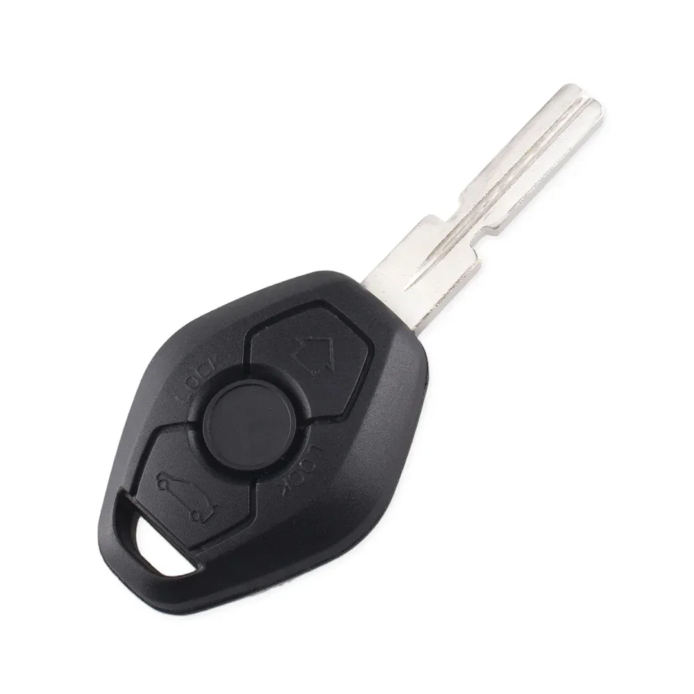 KEYYOU 3 Buttons Replacement Car Key Shell Cover Case For BMW E38 E39 E46 EWS System Remote Keyless