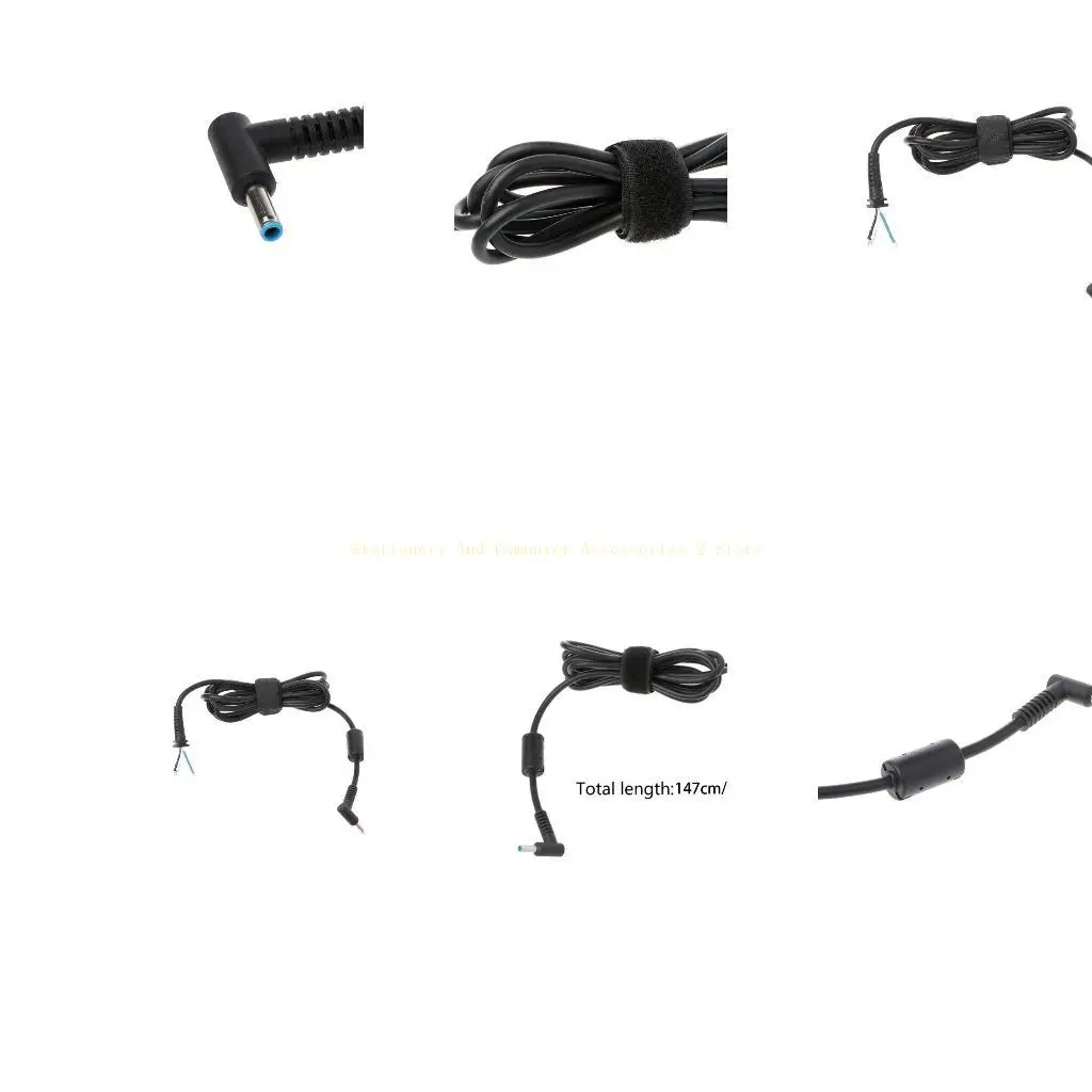 

for DC Tip 4.5x3.0 Power Plug Socket Connector with Cord Cable for dell for HP L