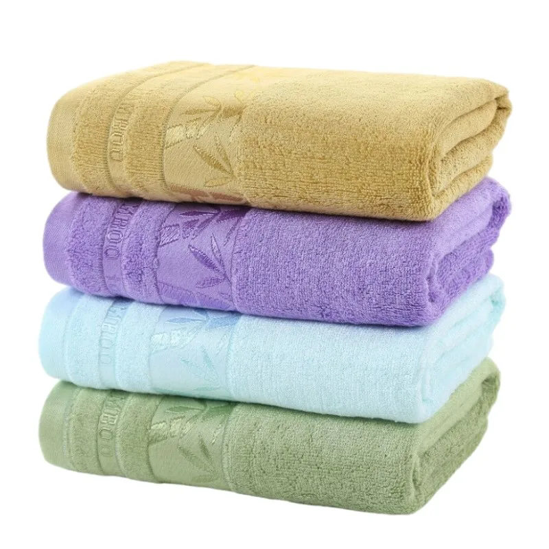 Bamboo Towels Set 1/4/6pcs 34x74cm/70x140cm Thick Absorbent Home Bath Beach Towels for Adults Luxury Bathroom Gift Towels