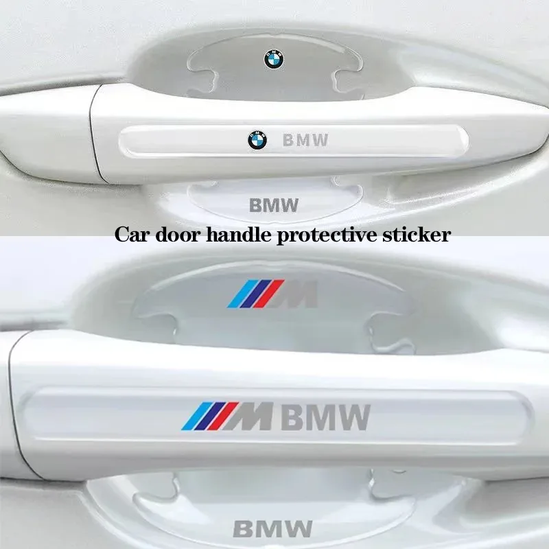 

Car Door Handle Protector Bowl Anti Scratch Reflective Sticker For BMW X1 X3 X4 X5 M F15 X6 F16 G30 7 Series G11 F48 F39 G20 E46