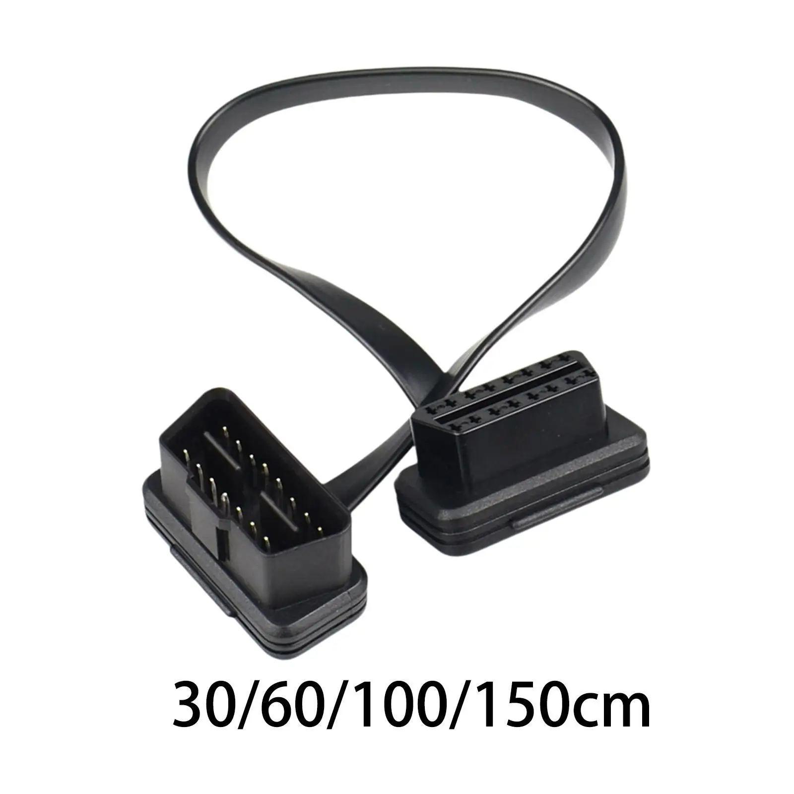

OBD2 Extension Cable Easy to Install Portable Flexible OBD Replacement Part for 16 Pin Socket OBD Code Scanners scan Tools