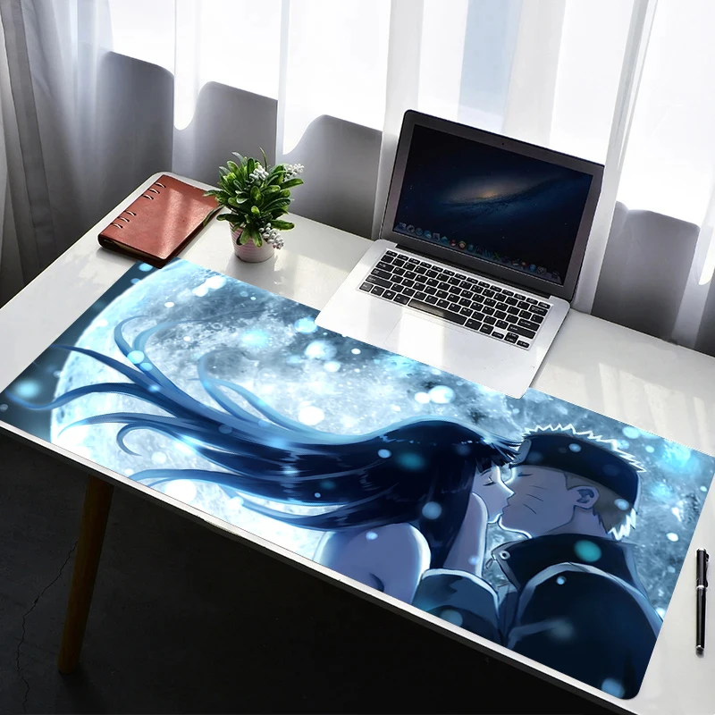 

Mouse Pad Non Slip Rubber Mousepad Laptop Gamer Cabinet Keyboard Pad Office Computer Gaming Desk Naruto Hyuuga Hinata Mouse Mat