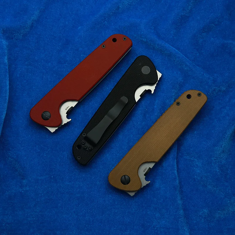 LEMIFSHE إيمرسون كويكن 14c28 شفرة G10 مقبض فولاذي حشية نحاسية للتخييم والصيد والصيد EDC أداة سكين للفرد #6