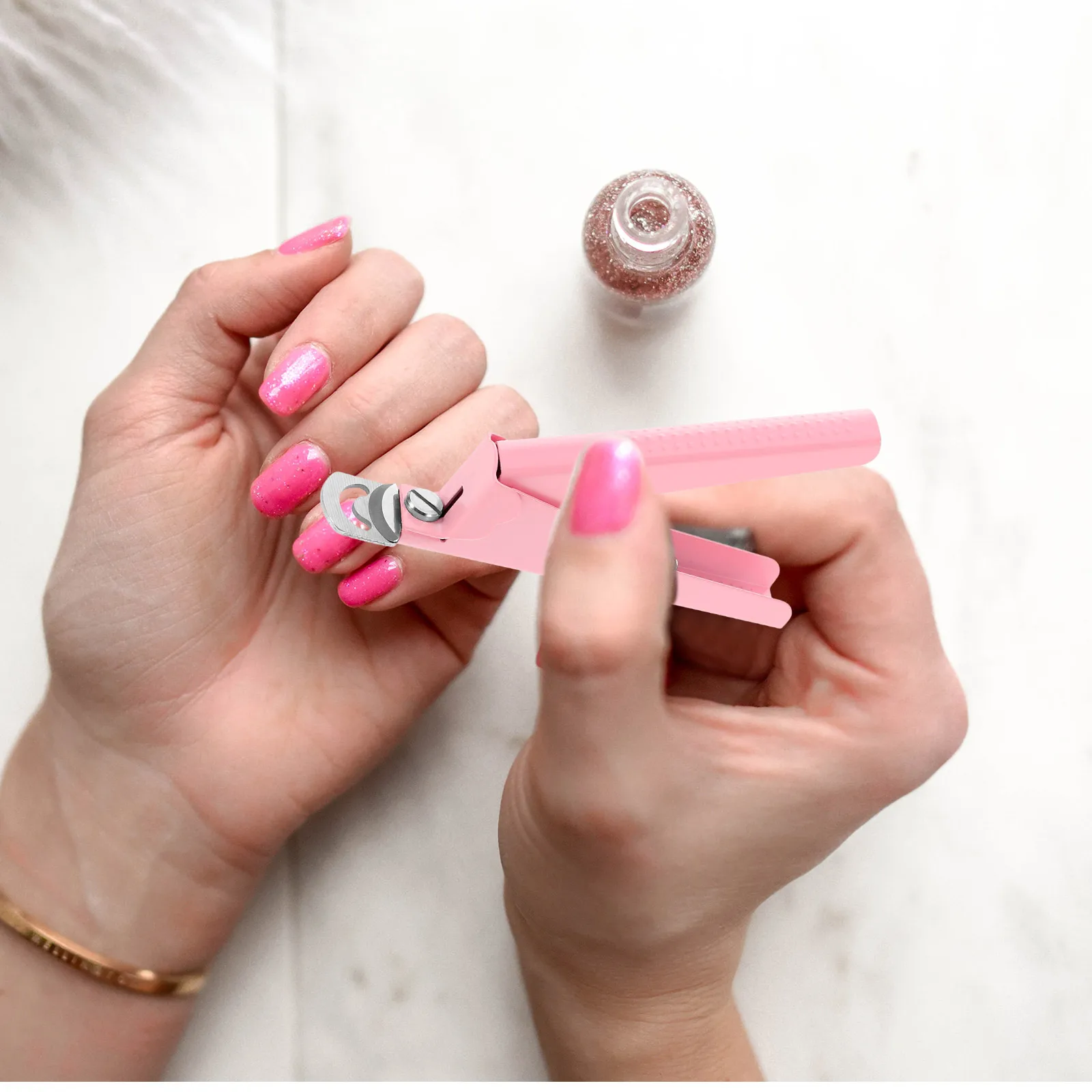 

U Type Manicure Clipper Stainless Steel Heavy Duty Nail Clippers For Thick Toenails False Artificial Tips Trimming Pedicure Tool