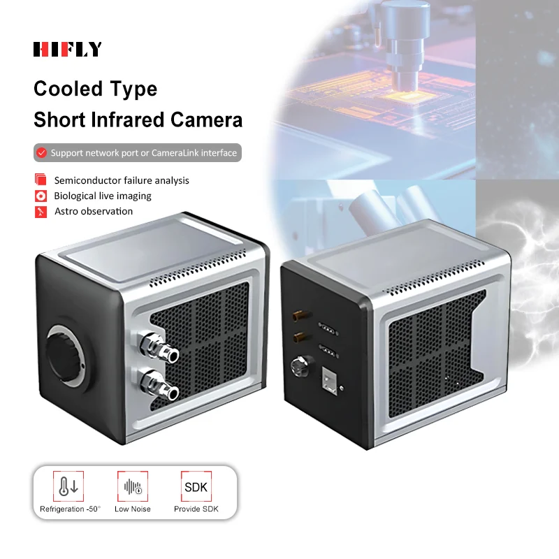 Industrial Semiconductor Inspection 650x512 InGaAs Machine Vision SWIR Shot Wave Infrared Camera