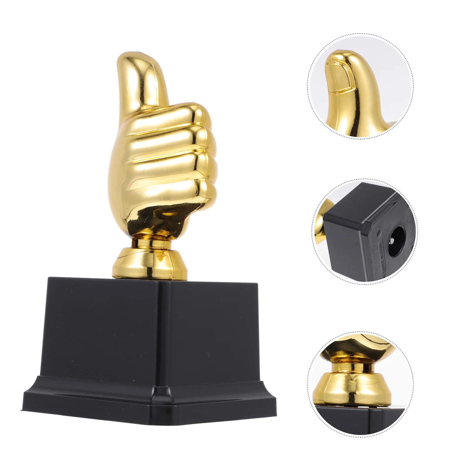 

Trophies Plastic Children Award Party Prize Encouragement Trophy Kids Toys Black Base School Event Souvenir