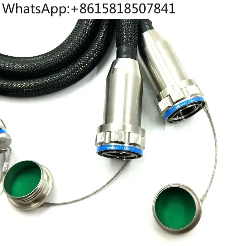 Outdoor waterproof D38999 96 cores plug optical fiber connector