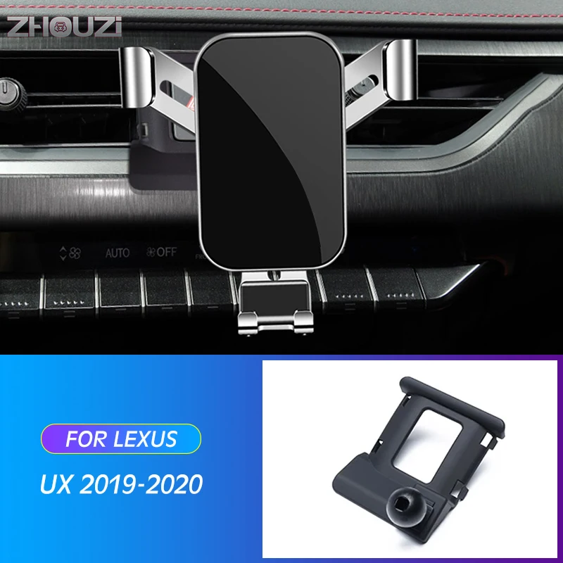

Car Mobile Phone Holder For Lexus UX UX200 UX250H UX260H 2019-2021 Special Mounts GPS Stand Gravity Navigation Bracket