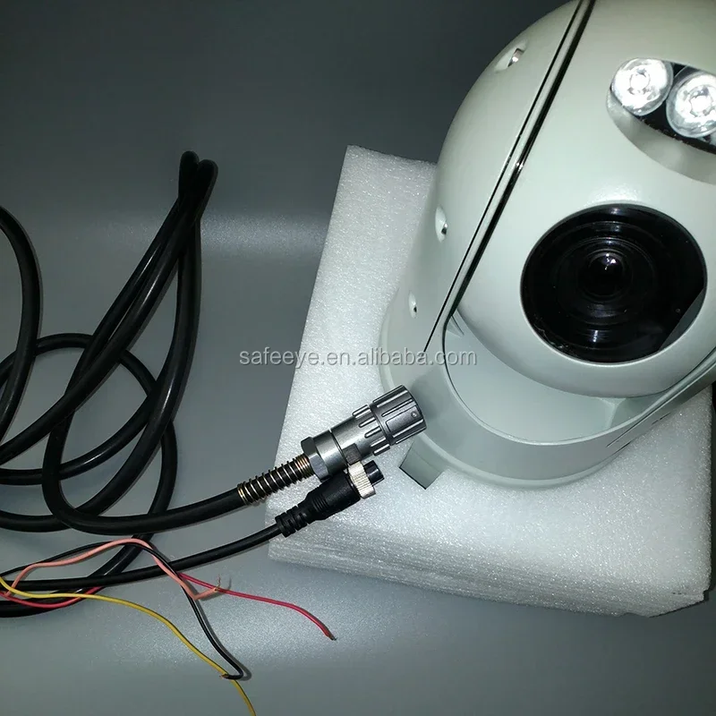 Outdoor Waterproof Mini IP/SDI/AHD/Analog Roof Rotating Pan Tilt Vehicle Mounted Car PTZ Speed Camera PTZ-L100 - view 4