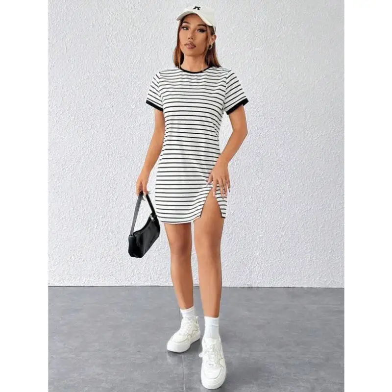 

9600 Pattern Floral Print Asymmetrical Hem T-irt Summer Casual Sportswear Men's Seven Sve Length Autumn Season