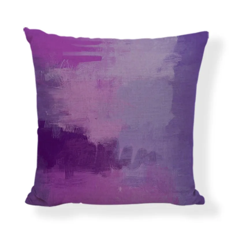 Flower Lavender Cushion Cover 2025 45x45 Purple Flowers Letter Pillowcase Farmhouse Home Sofa Car Decorative Throw Pillow Cover