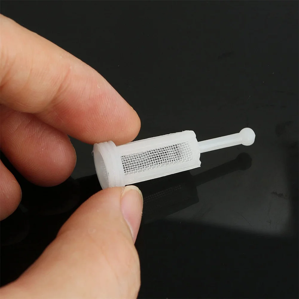 50 ชิ้น Universal Gravity Spray เครื่องมือตัวกรองตาข่ายละเอียด, Disposable Gravity Feed สเปรย์เครื่องมือกรองสีลดการอุดตัน