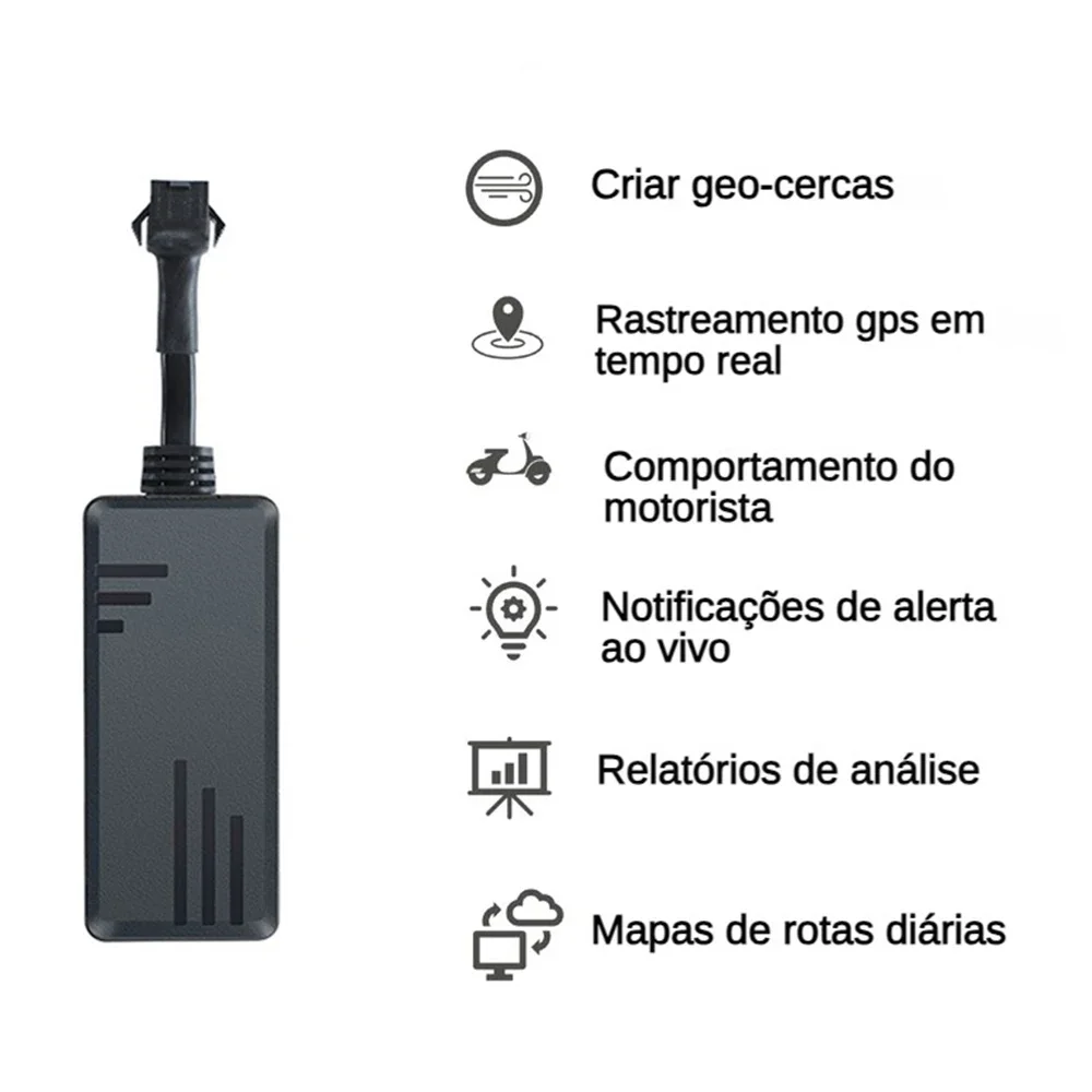 SinoTrack-J16 GPS Tracker, Dispositivo Localizador de Rastreamento em Tempo Real, Protocolo GT06 com Plataforma Livre e App Acc Alarm, 4G + 2G