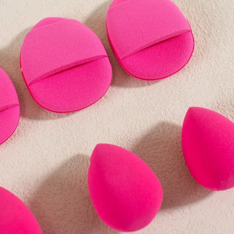 12pçs esponja de maquiagem liquidificador, conjunto de ovos de beleza, esponjas de base, creme líquido, sopros cosméticos, acessórios de maquiagem feminina, ferramentas de beleza
