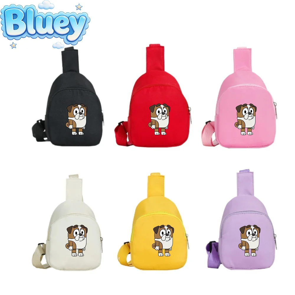 

Mochila Escolar Infantil Compacta Bluey 2026 Bolsa De Peito Nylon Leve Para Aluno Do Jardim De Infancia