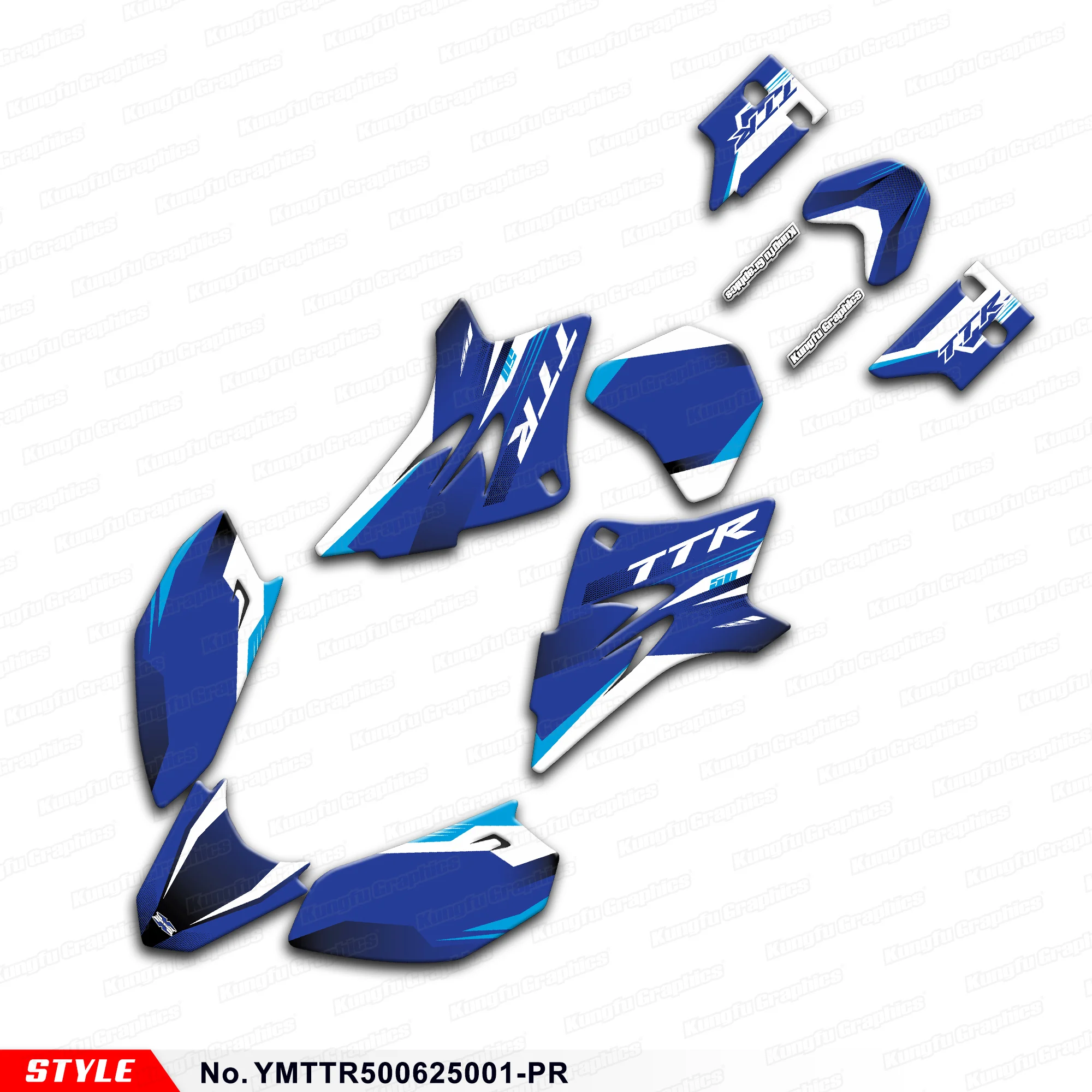 

JY RACING Motorcycle Graphics Racing Sticker for Yamaha TT-R50E TTR 50 TT-R50 2006-2026, Refurbishing, YMTTR500625001-PR
