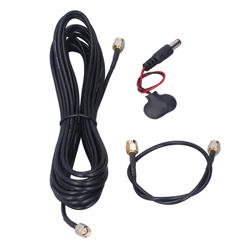 Mini Whip Antenna RTLSDR Receiver Medium Short Ultrashort Active Antenna Module For Radio Green PC+Metal 1 SET